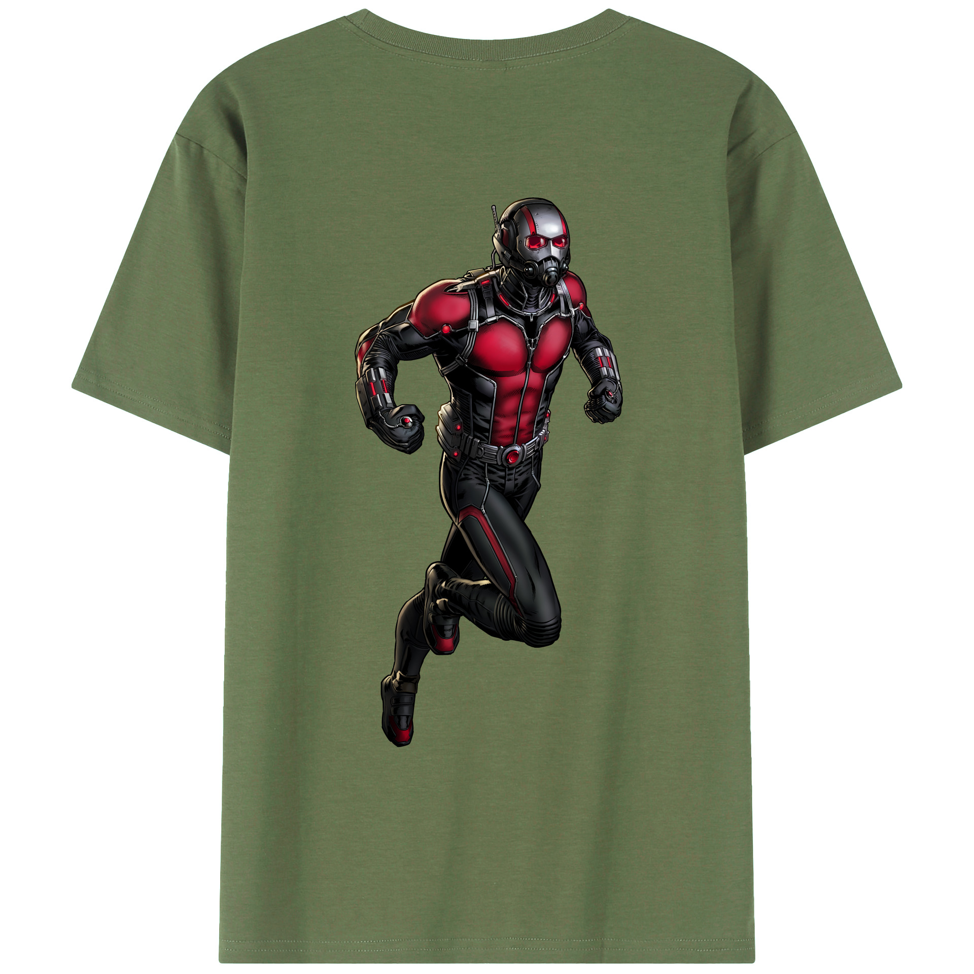 （画像用） アベンジャーズ The Avengers 綿100％ メンズ半袖Tシャツ（バックプリント） 通気性